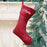Personalised Christmas Stocking, Red Velvet