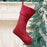Personalised Christmas Stocking, Red Velvet