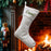 Personalised Christmas Stockings, Velvet White