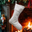 Personalised Christmas Stockings, Velvet White