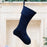 Personalised Christmas Stocking, Blue Velvet