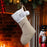 Personalised Christmas Stocking, Golden Velvet
