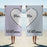 Personalised Valentine's Towel - Half Heart Art 2