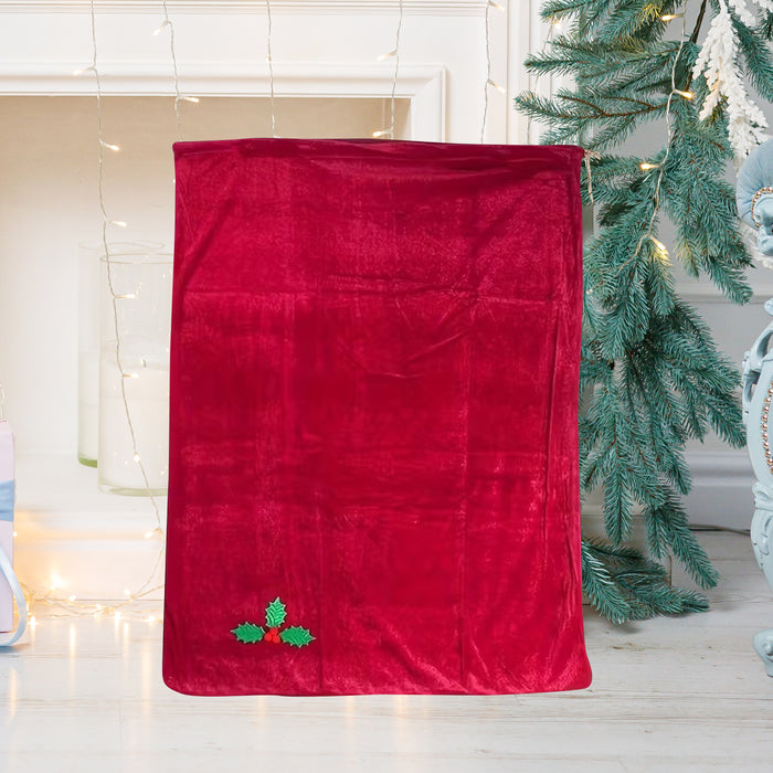 Personalised Christmas Santa Sack, Red Velvet