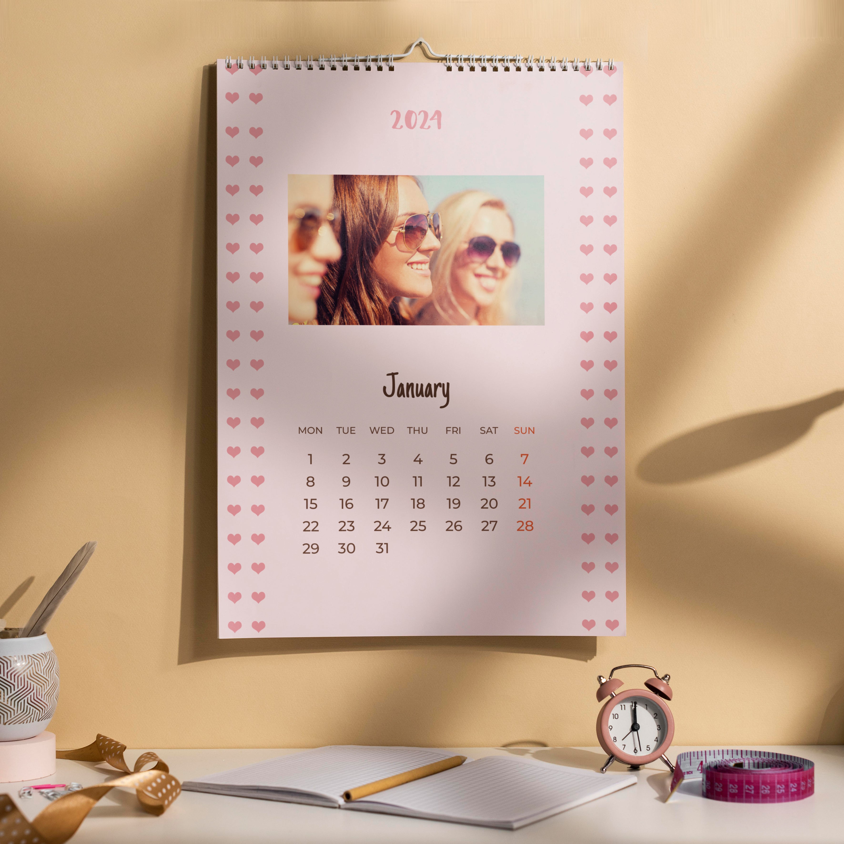 Personalised Wall Calendar 04 (A4 or A3)