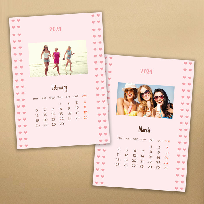 Personalised Wall Calendar 04 (A4 or A3)