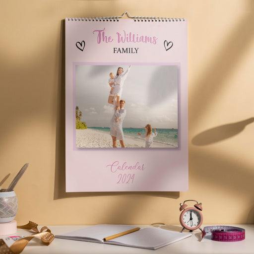 Personalised Wall Calendar 05 (A4 or A3)