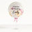 Peachy Pastel Delight Personalised Balloon On Stand