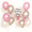 Deluxe Pink - Personalised Balloon Bouquet