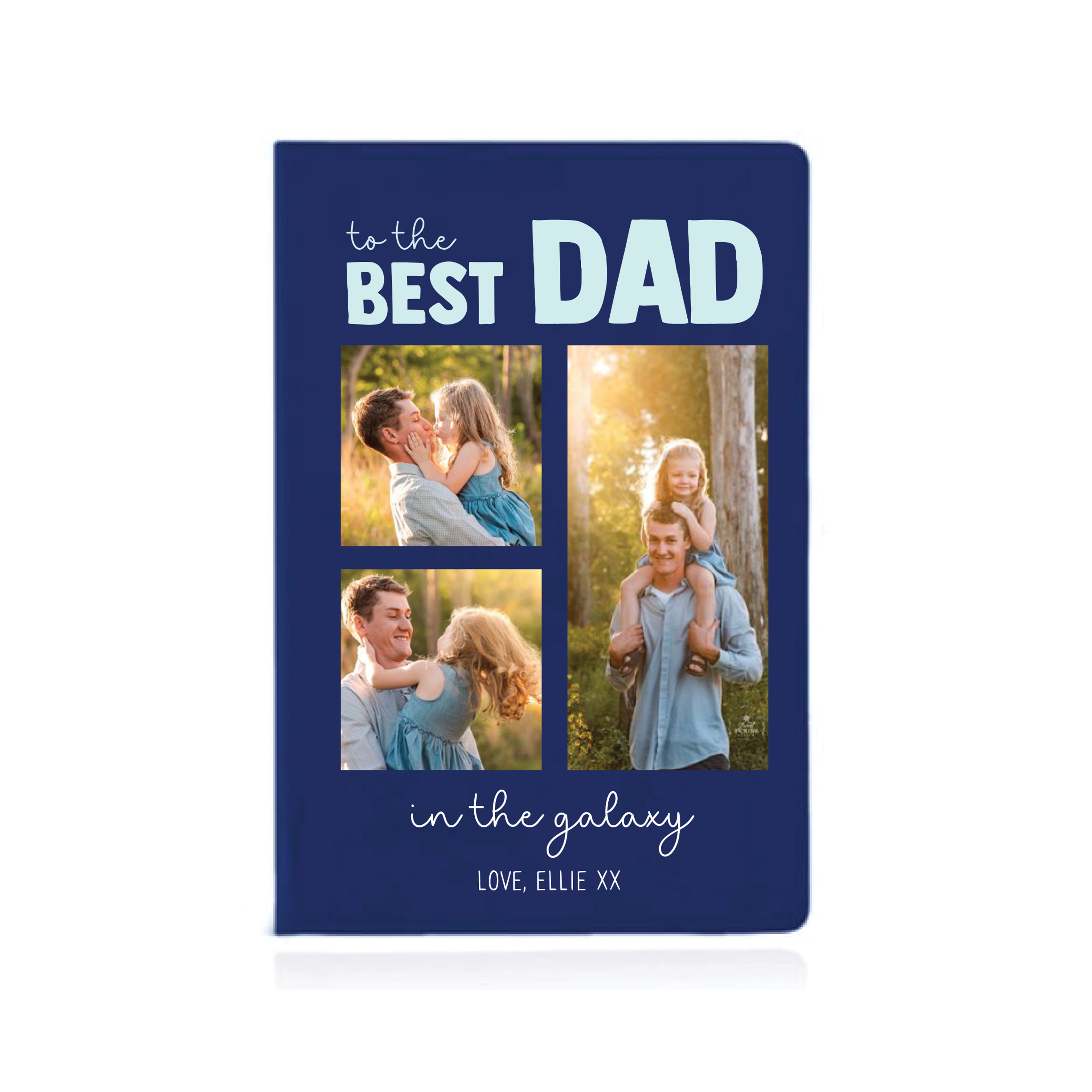 Best Dad In The Galaxy Personalised Notebook (A5)
