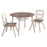 Kidkraft Round Storage Table & 2 Chair Set- Gray Ash