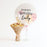 Pastel Harmony Rose Bouquet With Personalised Balloon On Stand