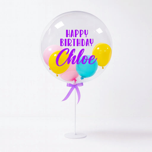 Pastel Personalised Balloon On Stand