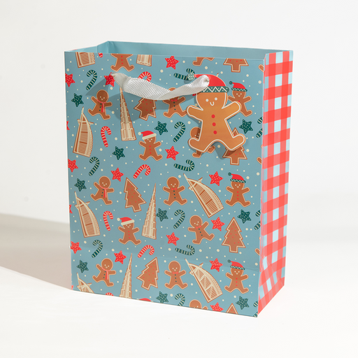 Large Christms Gift Bag - Ginger Bread UAE