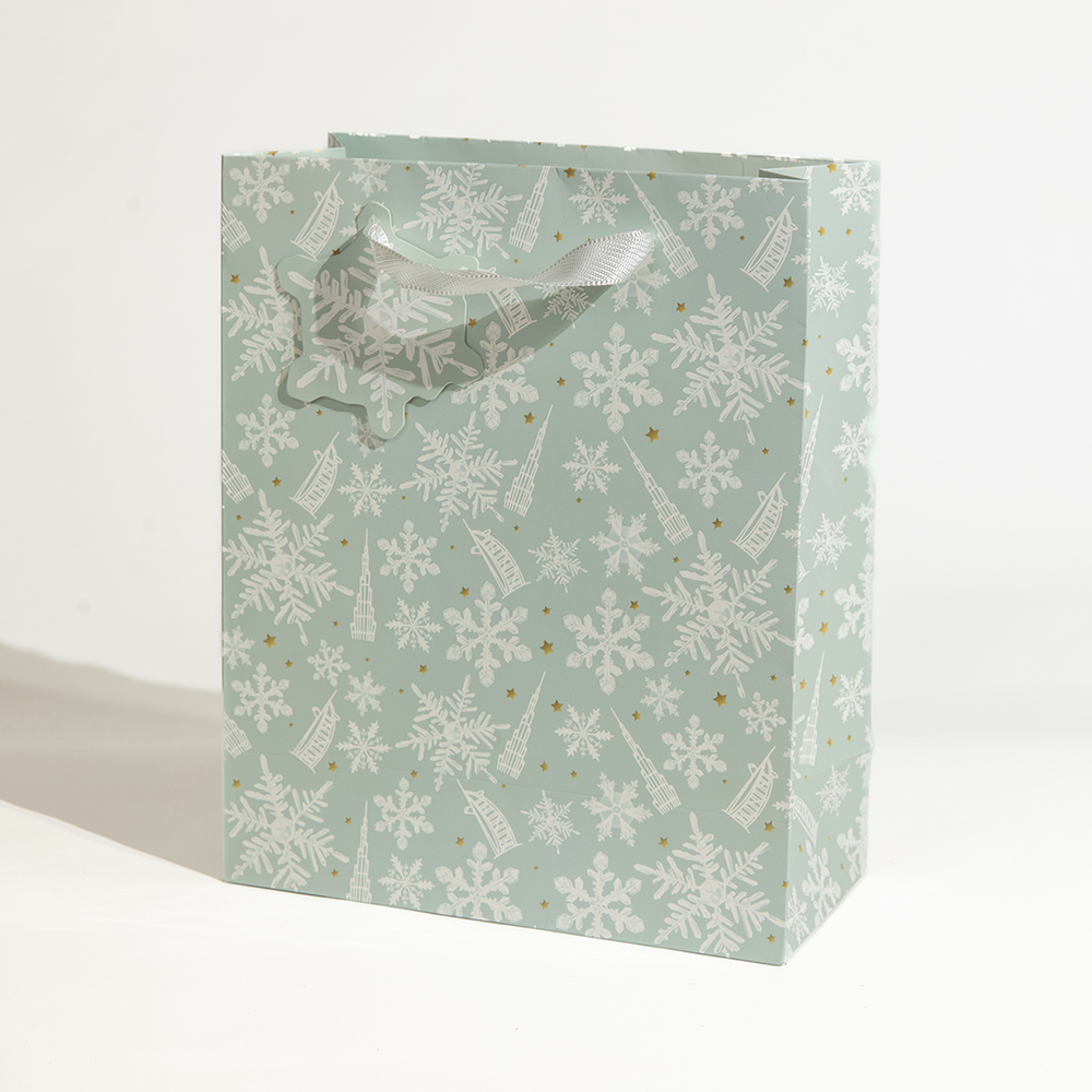 Large Gift Bag - Christmas snow flakes UAE