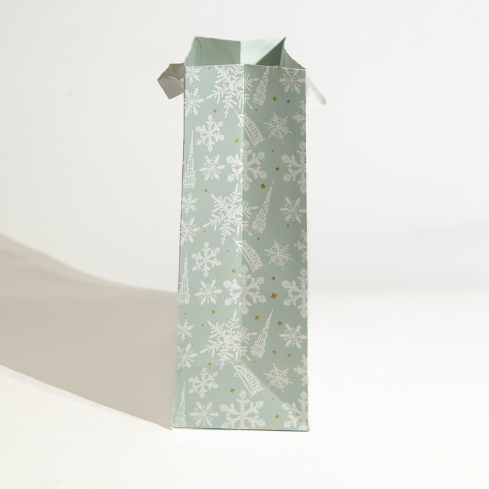 Large Gift Bag - Christmas snow flakes UAE