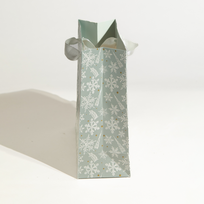 Medium UAE Christmas Gift Bag with Snowflake Design