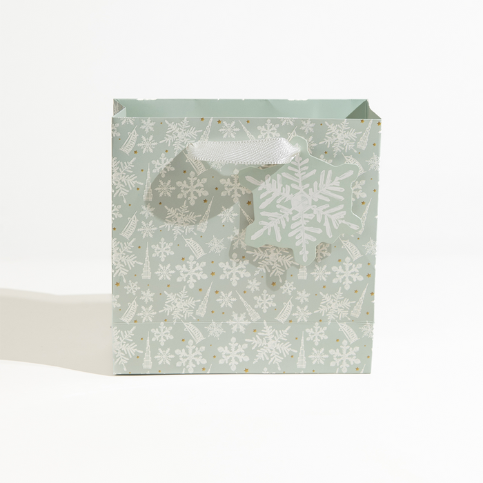 Medium UAE Christmas Gift Bag with Snowflake Design