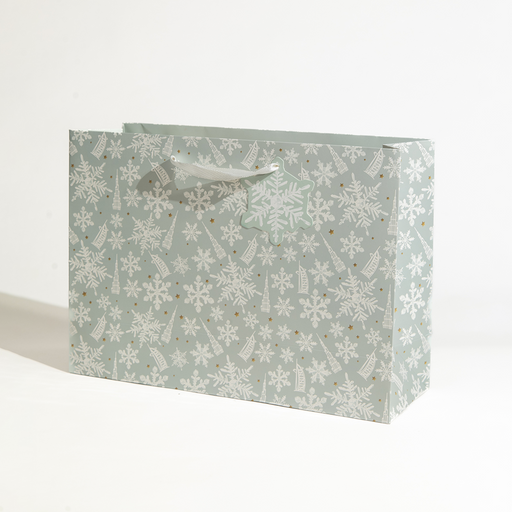 Extra Large UAE Christmas Gift Bag with Snowflake Design