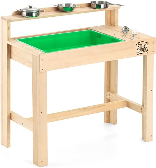 Playhouse with sales mud kitchen
