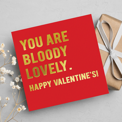 Bloody Lovely, Valentines Card, Redback