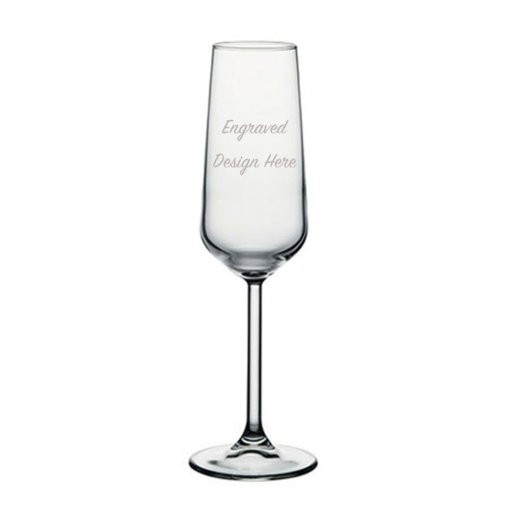 Personalised Champagne Flute - Pasabahce Allegra Glass