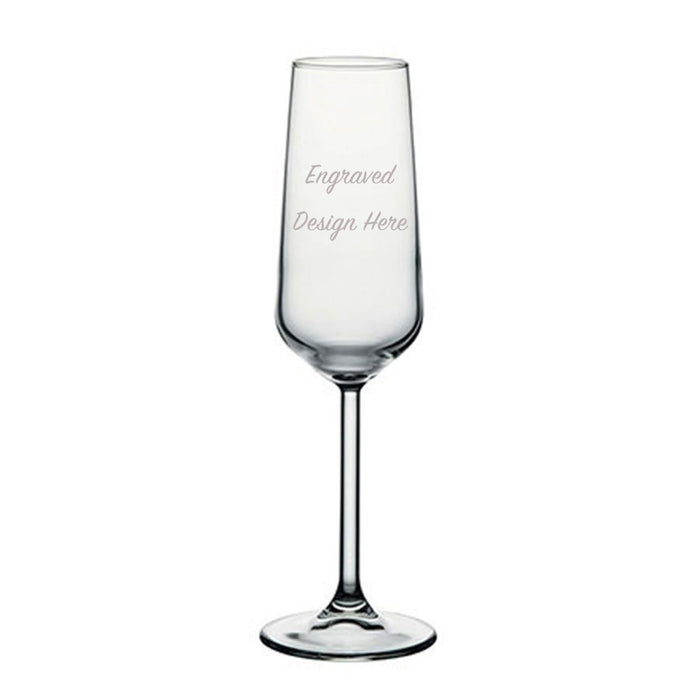 Personalised Champagne Flute - Pasabahce Allegra Glass