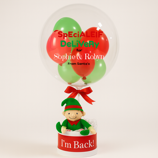 I'm Back! Elf Arrival Balloon
