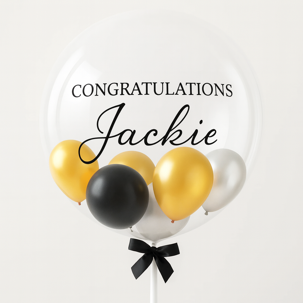 Congratulations Bubble Personalised Balloon