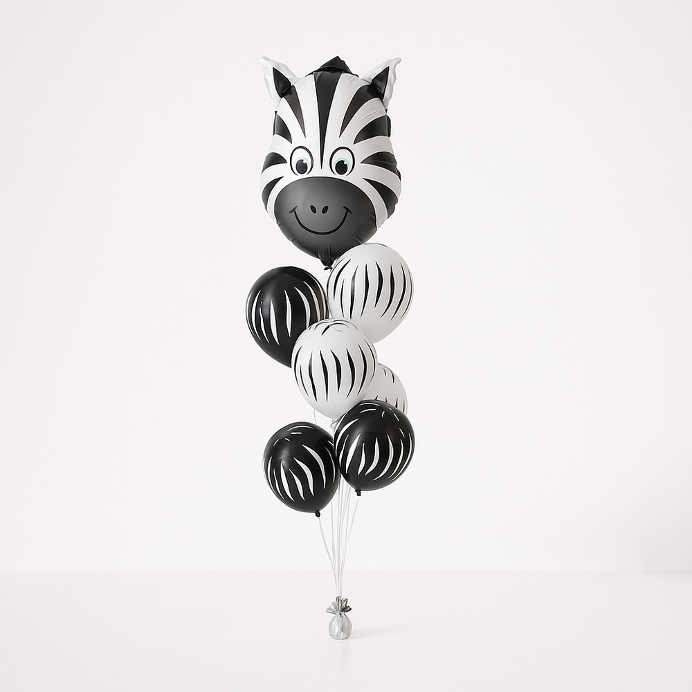 Zebra theme Balloon Bouquet