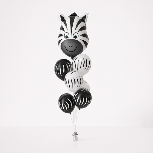 Zebra theme Balloon Bouquet