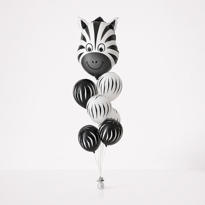 Zebra theme Balloon Bouquet