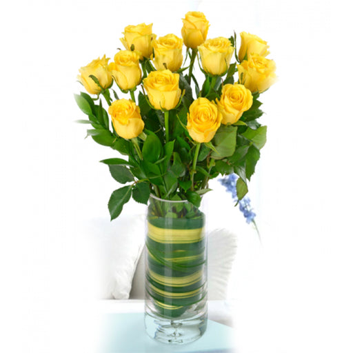 Classic Dozen Yellow Roses