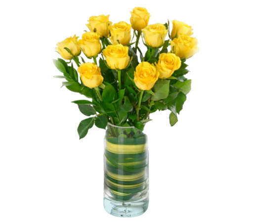 Classic Dozen Yellow Roses