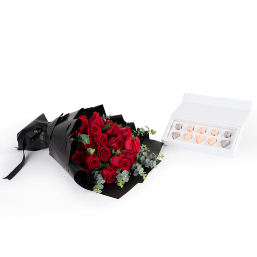 Love's Bouquet & Chocolates Delight