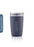 Personalised Premium Glass Tumbler with Recycled Protective Sleeve - Blue