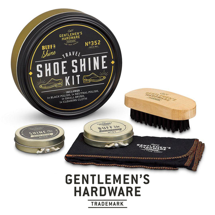 Travel Shoe Shine Kit
