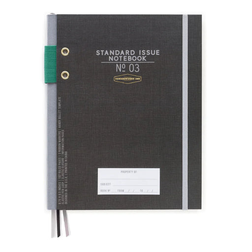 Black Standard Issue Notebook