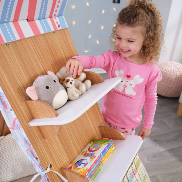 Book Nook Tent with Shelves