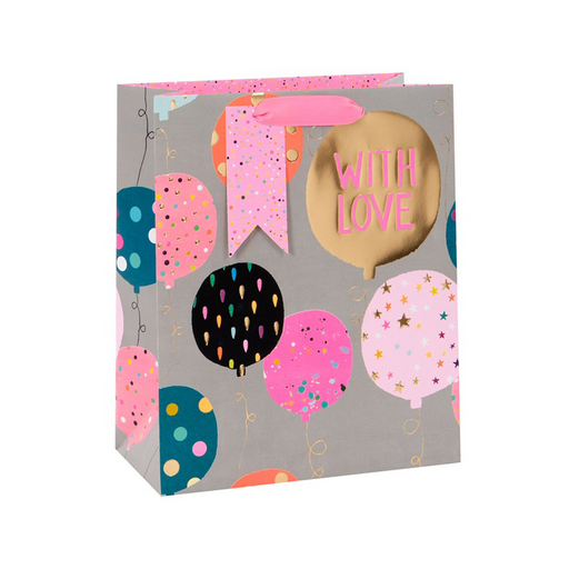 Large Gift Bag - Pink Balloons Collection