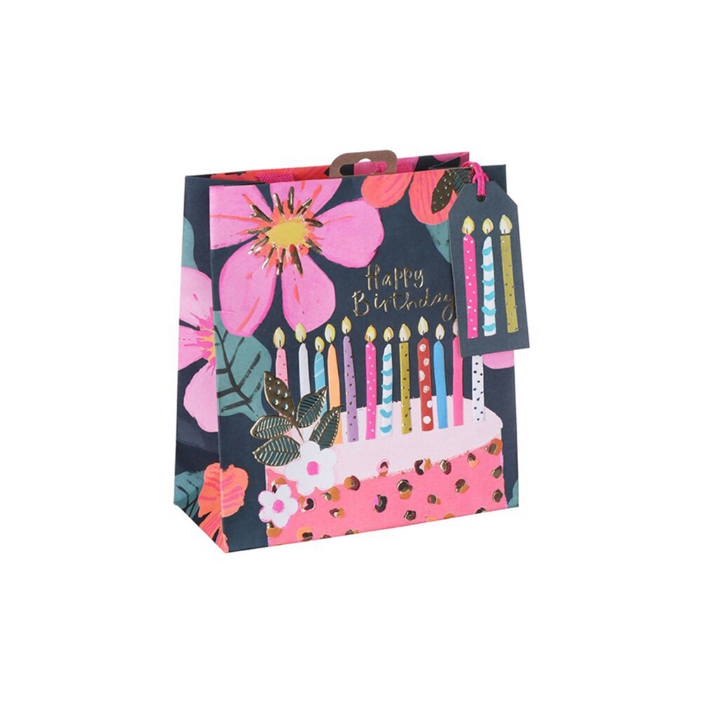 Happy Birthday, Candles - Medium Gift Bag