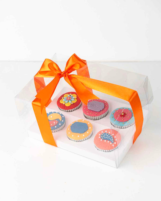Diwali Colorful Cupcakes