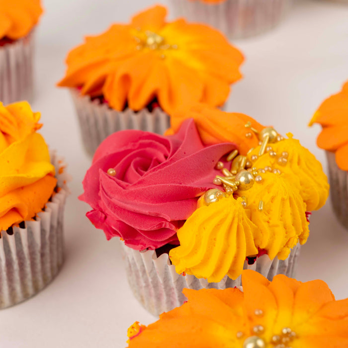 Diwali Vibrance Cupcakes