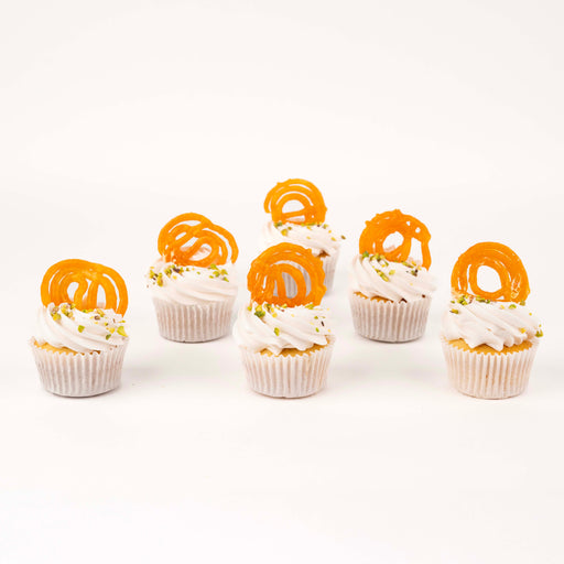 Diwali Jalebi Cupcakes