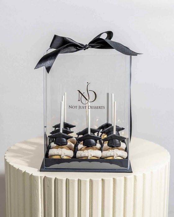 Graduation theme Chocolate Cake pops