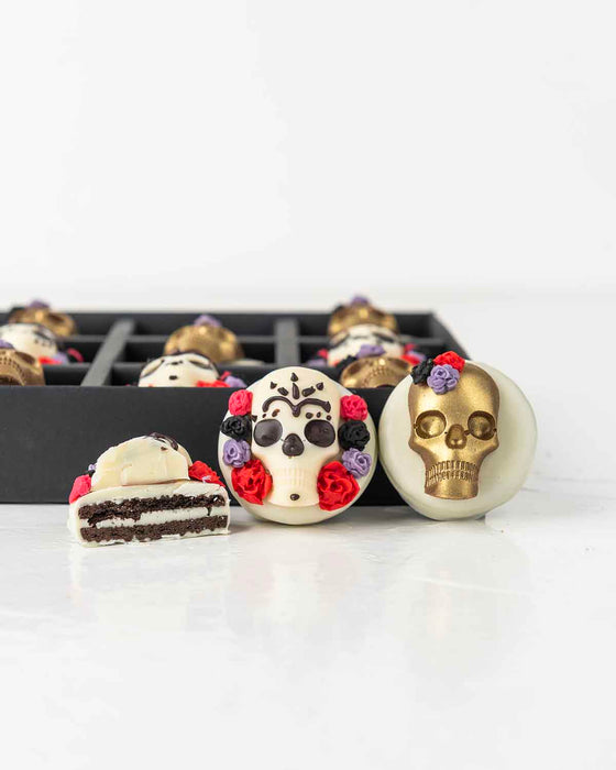 Halloween Golden Skull Oreos