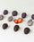 Halloween Purple and Silver Strawberries