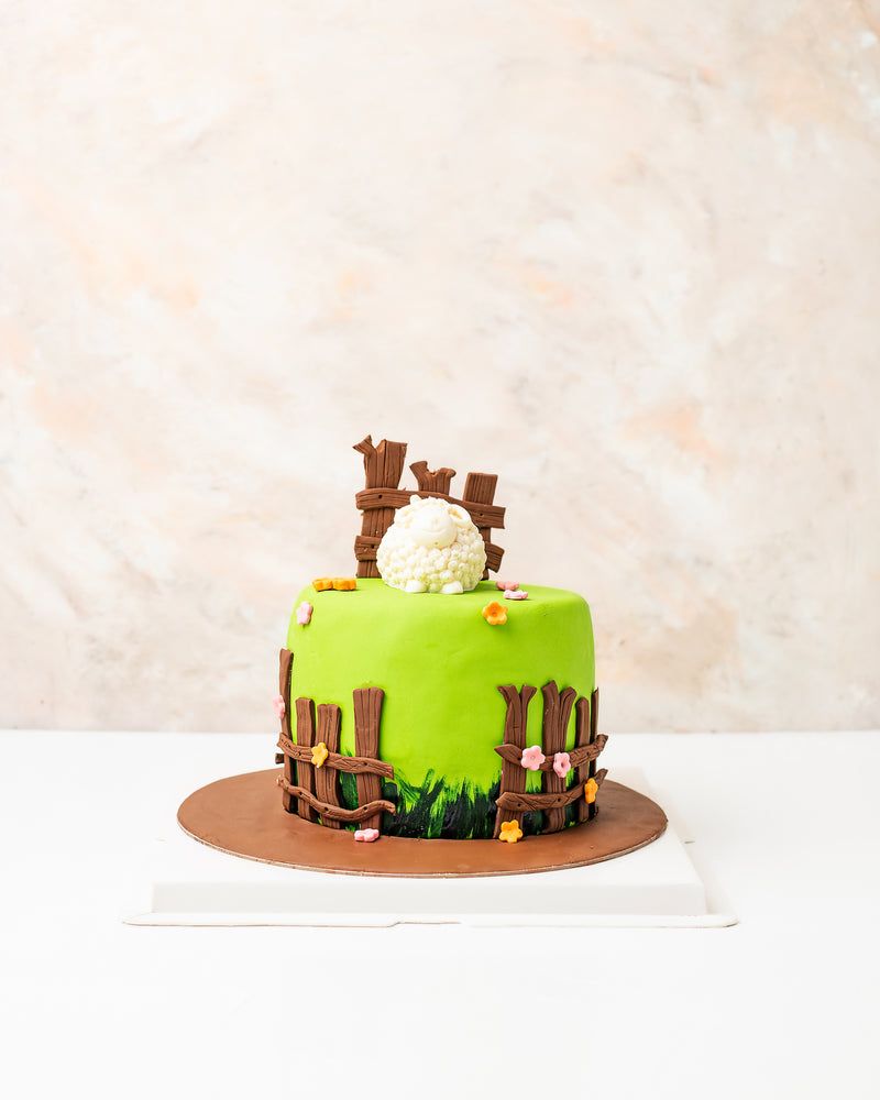 Baba White Sheep cake