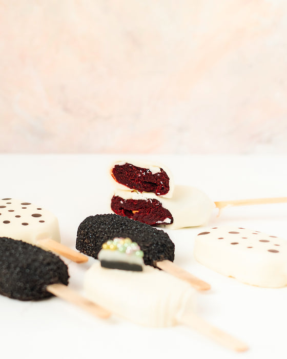 Vanilla and Chocolate Cakesicles