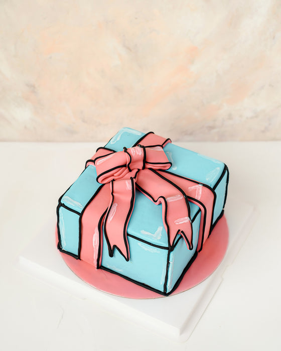 Gift Cartoon Cake